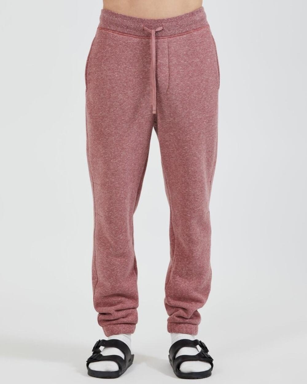 ATM Anthony Thomas Melillo Men's Mouline Lounge Pants Claret Size XL